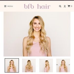 BFB classic hair extensions - 21” - sandy blonde